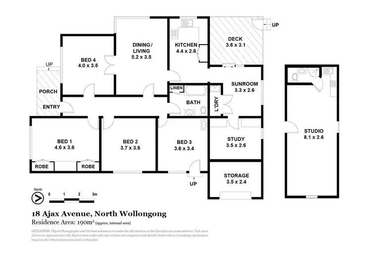 Floorplan of Homely house listing, 18 Ajax Avenue, North Wollongong NSW 2500