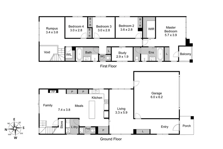 Floorplan of Homely house listing, 21 Statham View, Cranbourne West VIC 3977