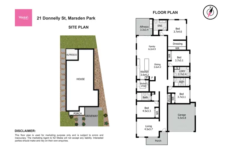 Floorplan of Homely house listing, 21 Donnelly Street, Marsden Park NSW 2765