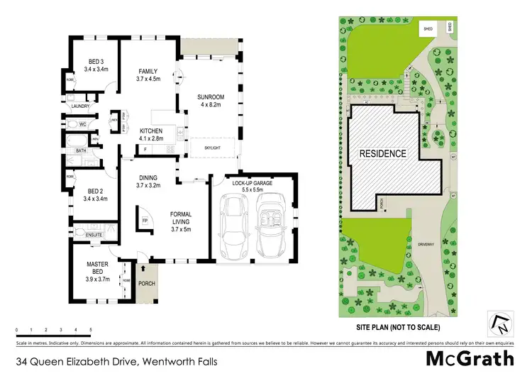 Floorplan of Homely house listing, 34 Queen Elizabeth Drive, Wentworth Falls NSW 2782