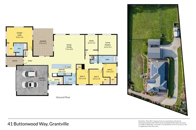 Floorplan of Homely house listing, 41 Buttonwood Way, Grantville VIC 3984