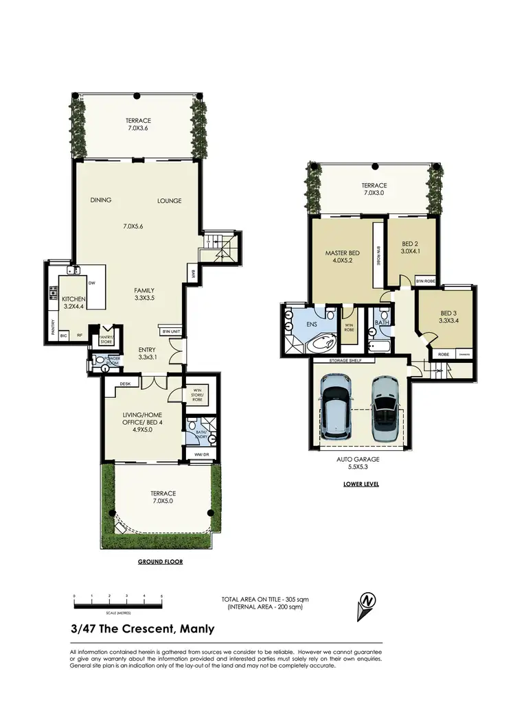 Floorplan of Homely apartment listing, 3/47 The Crescent, Manly NSW 2095