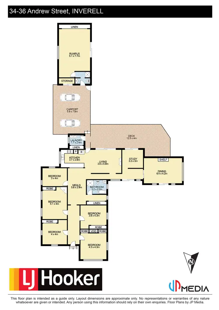 Floorplan of Homely house listing, 34-36 Andrew Street, Inverell NSW 2360