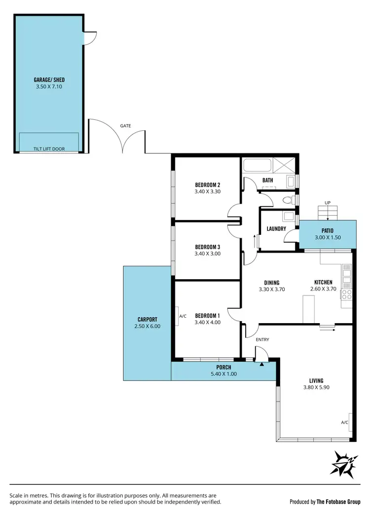 Floorplan of Homely house listing, 25 Eton Road, Reynella SA 5161