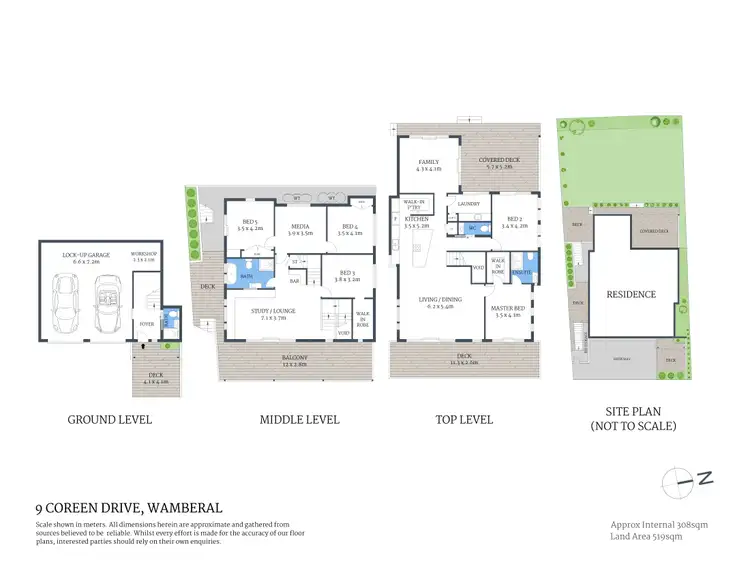 Floorplan of Homely house listing, 9 Coreen Drive, Wamberal NSW 2260