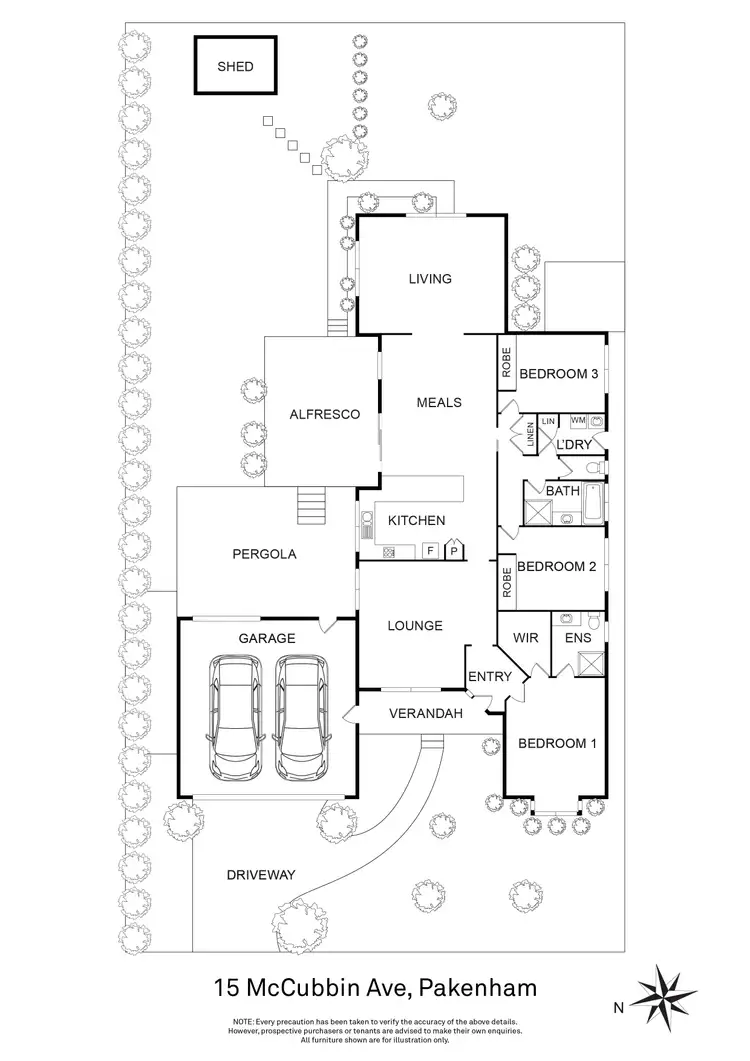 Floorplan of Homely house listing, 15 Mccubbin Avenue, Pakenham VIC 3810