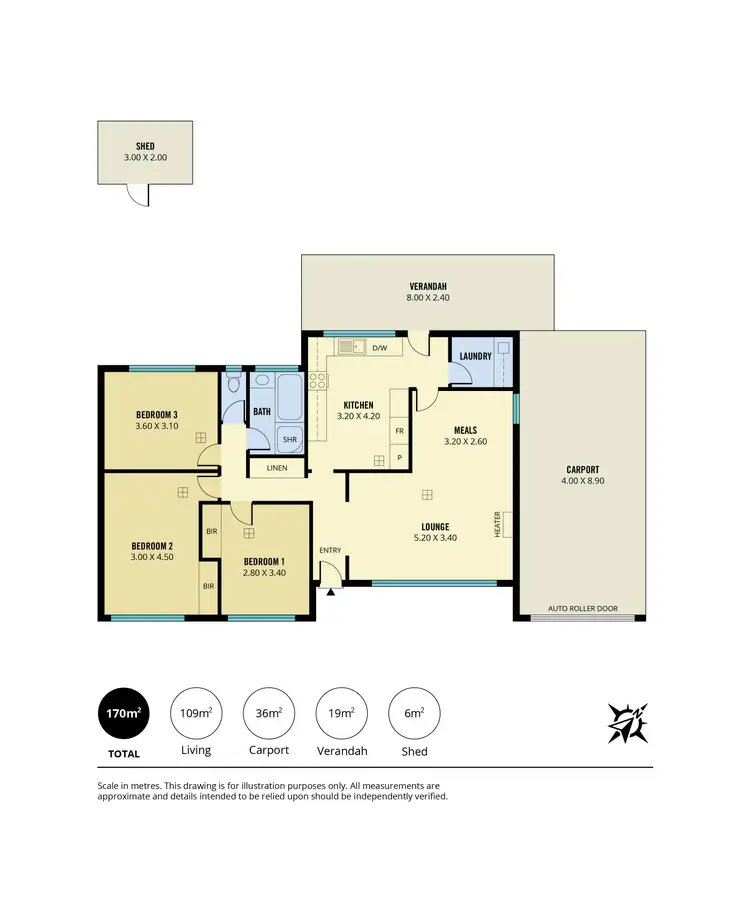 Floorplan of Homely house listing, 5 Trueman Avenue, Salisbury East SA 5109