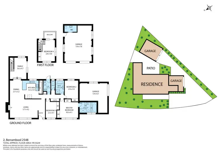 Floorplan of Homely house listing, 2 Berrambool Drive, Merimbula NSW 2548