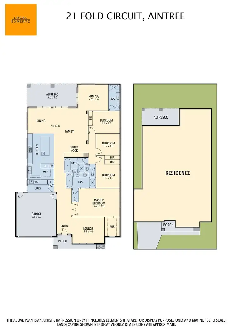 Floorplan of Homely house listing, 21 Fold Circuit, Bonnie Brook VIC 3335