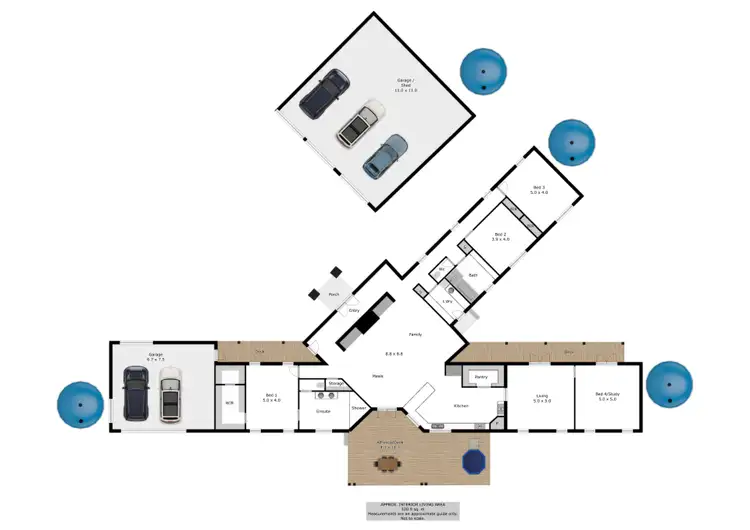 Floorplan of Homely house listing, 12 Jacaranda Avenue, Rutherglen VIC 3685