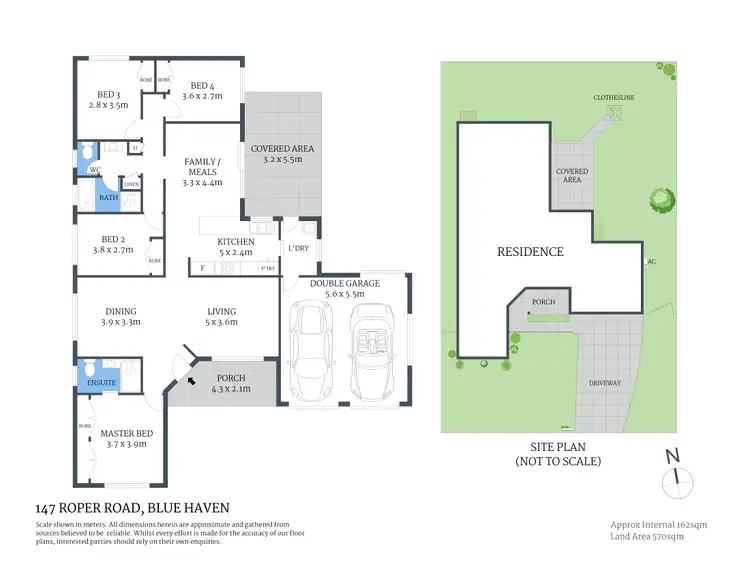 Floorplan of Homely house listing, 147 Roper Road, Blue Haven NSW 2262