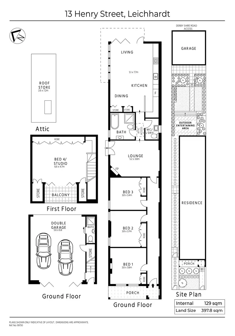 Floorplan of Homely house listing, 13 Henry Street, Leichhardt NSW 2040