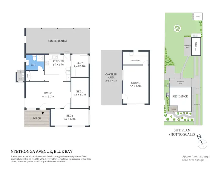 Floorplan of Homely house listing, 6 Yethonga Avenue, Blue Bay NSW 2261