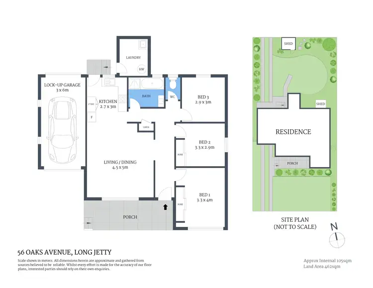 Floorplan of Homely house listing, 56 Oaks Avenue, Long Jetty NSW 2261