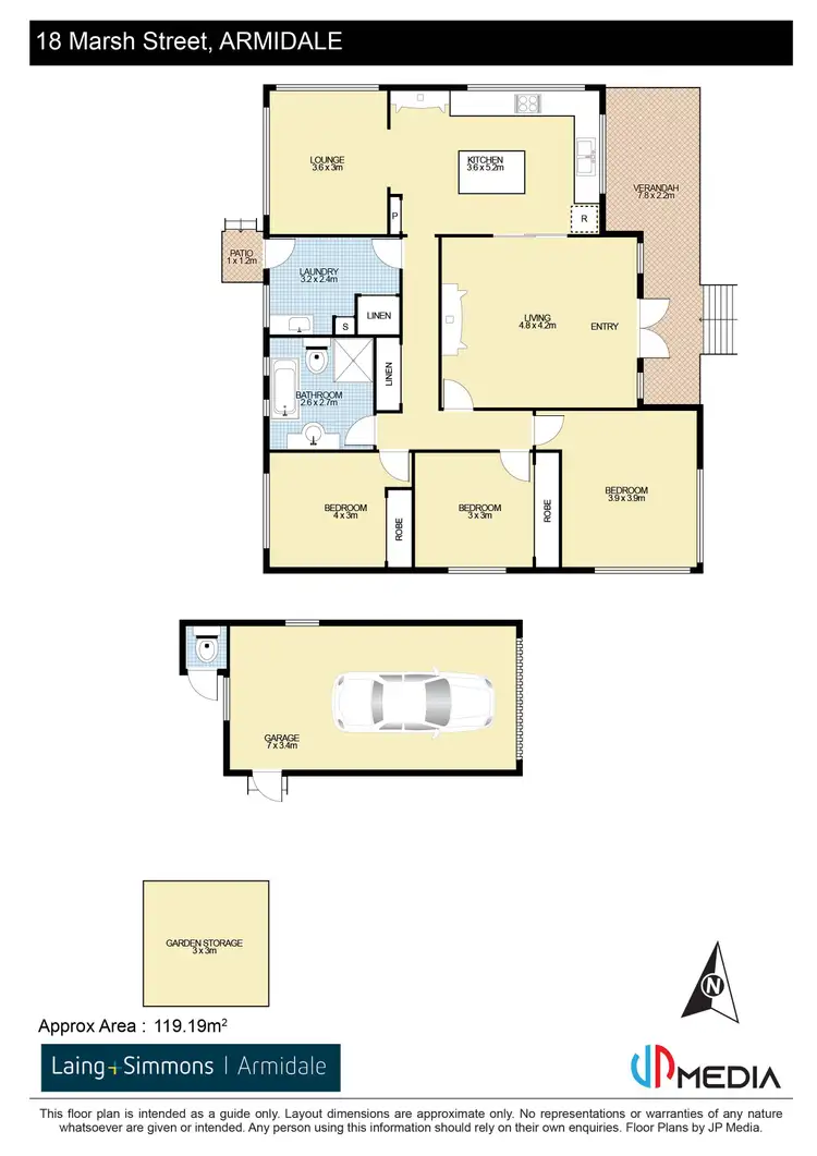 Floorplan of Homely house listing, 18 Marsh Street, Armidale NSW 2350