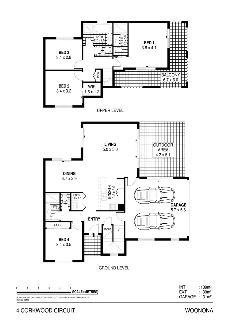 Floorplan of Homely house listing, 4 Corkwood Circuit, Woonona NSW 2517