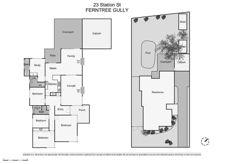 Floorplan of Homely house listing, 23 Station Street, Ferntree Gully VIC 3156