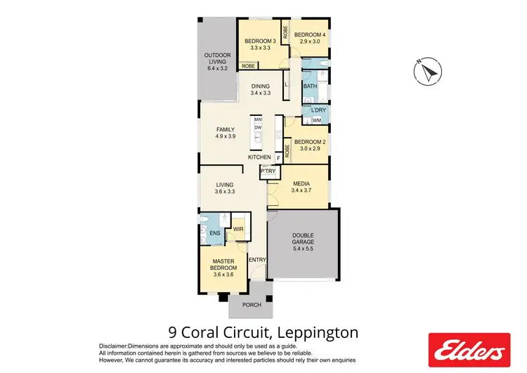 Floorplan of Homely house listing, 9 Coral Circuit, Leppington NSW 2179