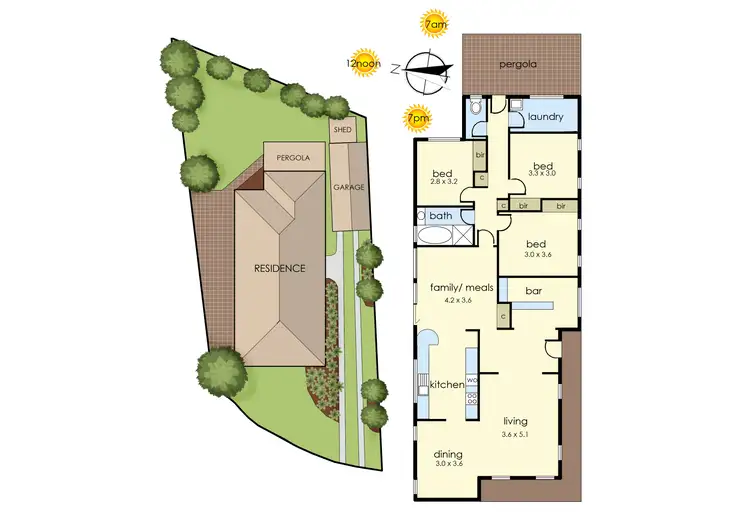 Floorplan of Homely house listing, 8 Rushcliffe Court, Frankston VIC 3199