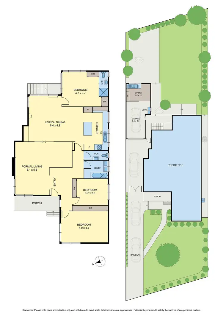 Floorplan of Homely house listing, 22 Glenview Road, Strathmore VIC 3041