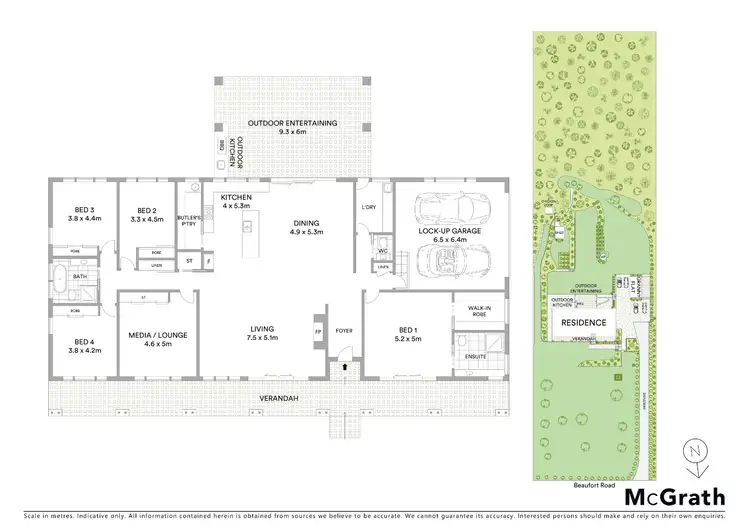 Floorplan of Homely rural property listing, 110 Beaufort Road, Terrigal NSW 2260