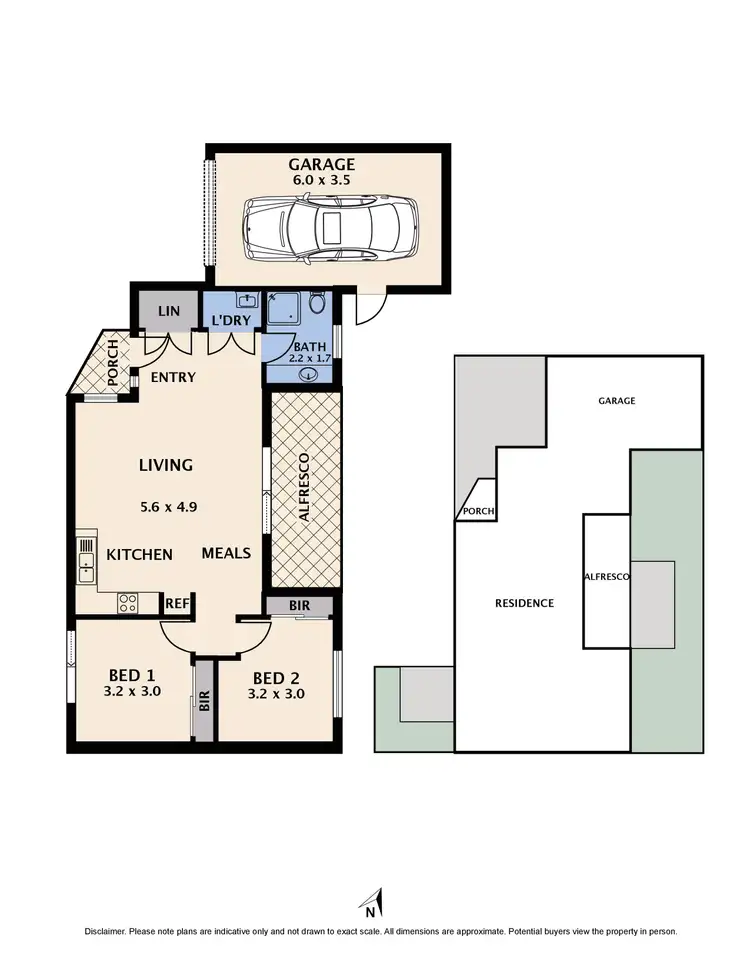 Floorplan of Homely unit listing, 4/26-28 Boldrewood Parade, Reservoir VIC 3073