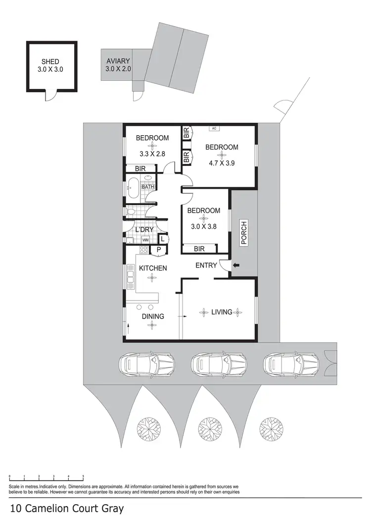 Floorplan of Homely house listing, 10 Camelion Court, Gray NT 830