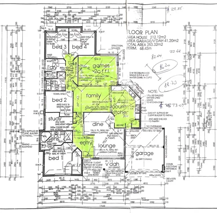 Floorplan of Homely house listing, 8 Barrier Green, Ocean Reef WA 6027
