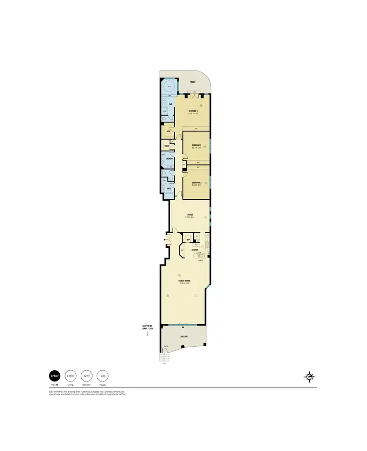 Floorplan of Homely apartment listing, 2/7 North Esplanade, Glenelg North SA 5045