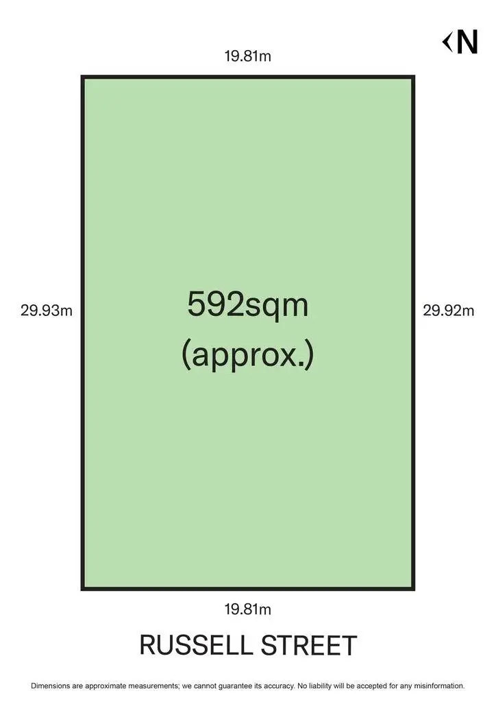 Floorplan of Homely land listing, 63 Russell Street, Surrey Hills VIC 3127