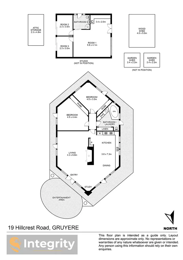 Floorplan of Homely house listing, 19 Hillcrest Road, Gruyere VIC 3770