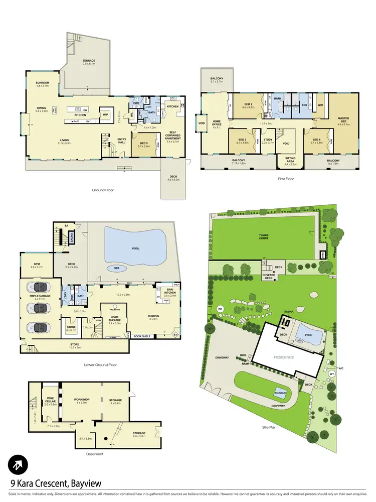 Floorplan of Homely house listing, 9 Kara Crescent, Bayview NSW 2104