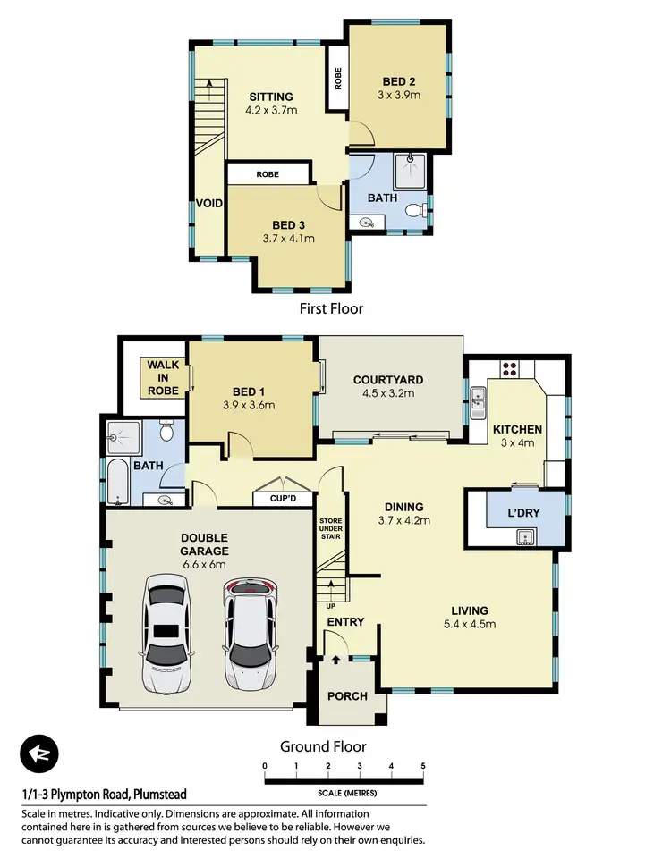 Floorplan of Homely townhouse listing, 1/1-3 Plympton Road, Carlingford NSW 2118