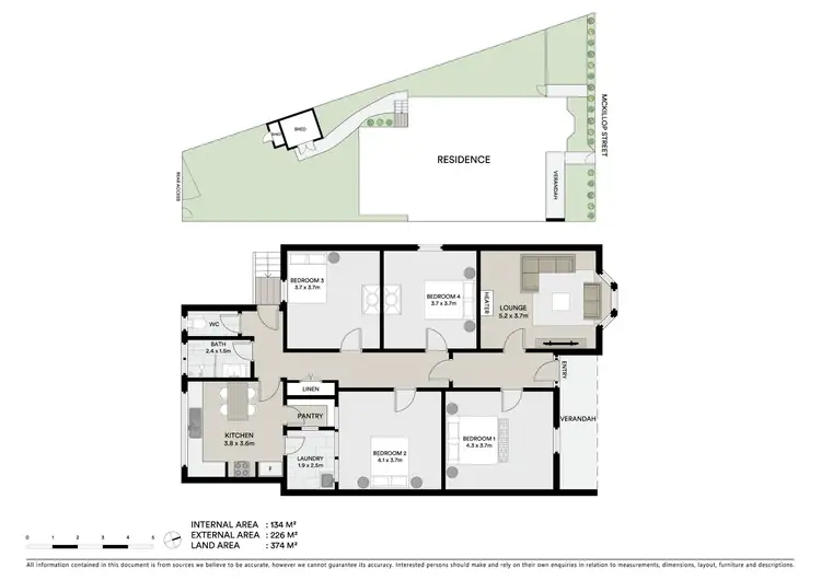 Floorplan of Homely house listing, 6 McKillop Street, Geelong VIC 3220