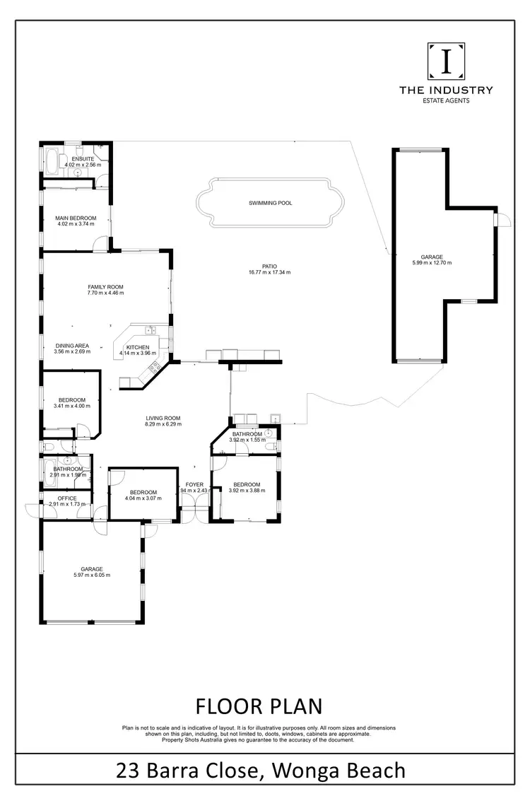 Floorplan of Homely house listing, 23 Barra Close, Wonga Beach QLD 4873