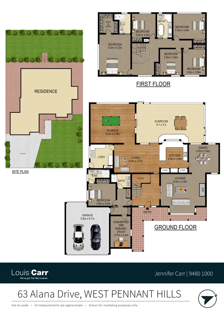 Floorplan of Homely house listing, 63 Alana Drive, West Pennant Hills NSW 2125