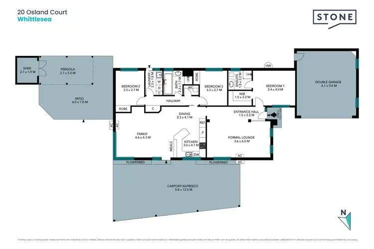 Floorplan of Homely house listing, 20 Osland Court, Whittlesea VIC 3757