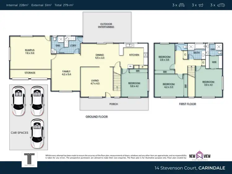 Floorplan of Homely house listing, 14 Stevenson Court, Carindale QLD 4152