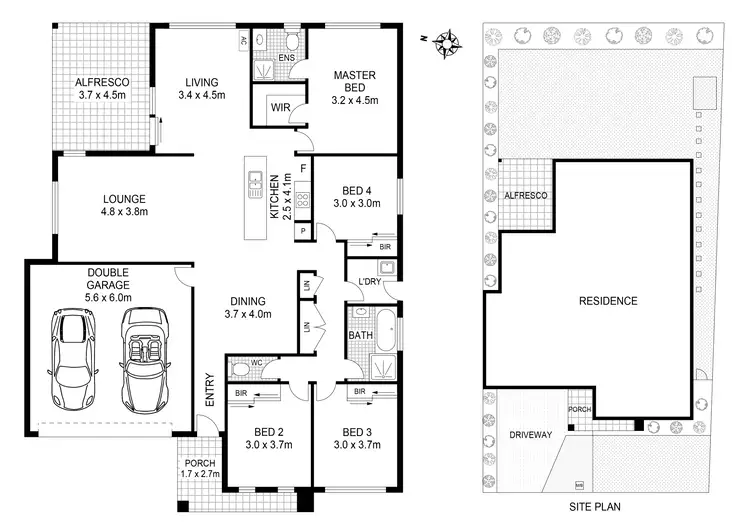 Floorplan of Homely house listing, 24 Fernhurst Avenue, Derrimut VIC 3026