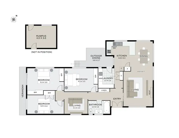 Floorplan of Homely house listing, 1/6 Arundel Street, Newstead TAS 7250