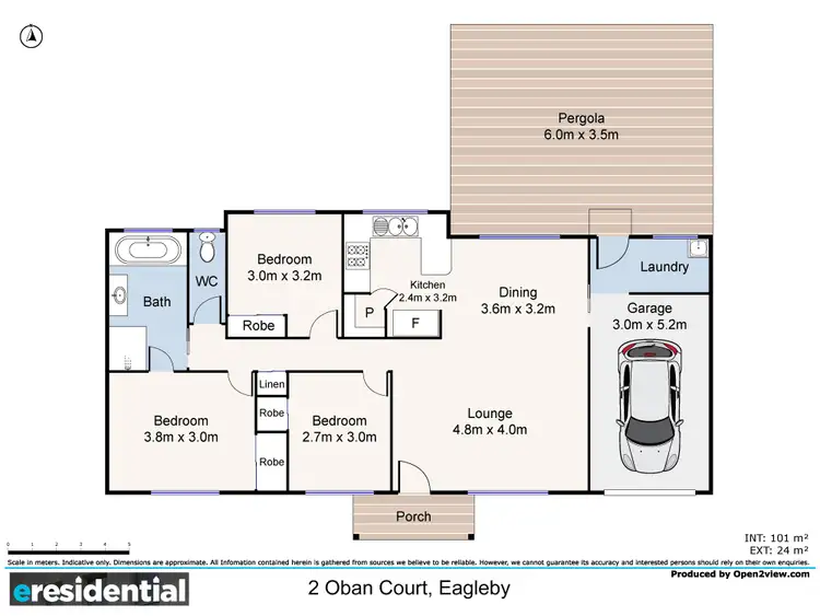 Floorplan of Homely house listing, 2 Oban Court, Eagleby QLD 4207