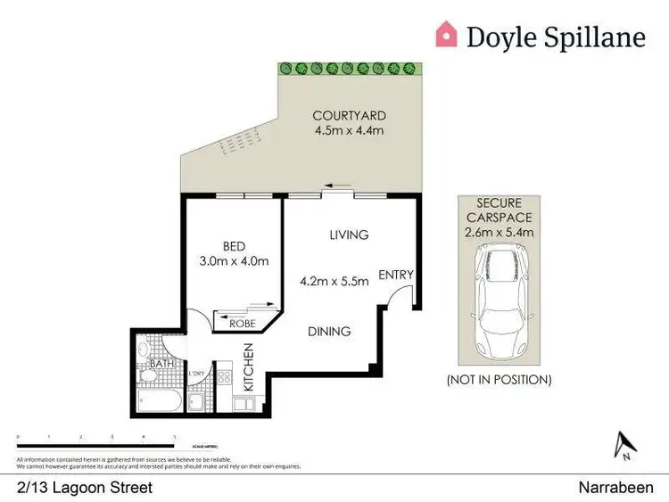 Floorplan of Homely apartment listing, 2/13 Lagoon Street, Narrabeen NSW 2101