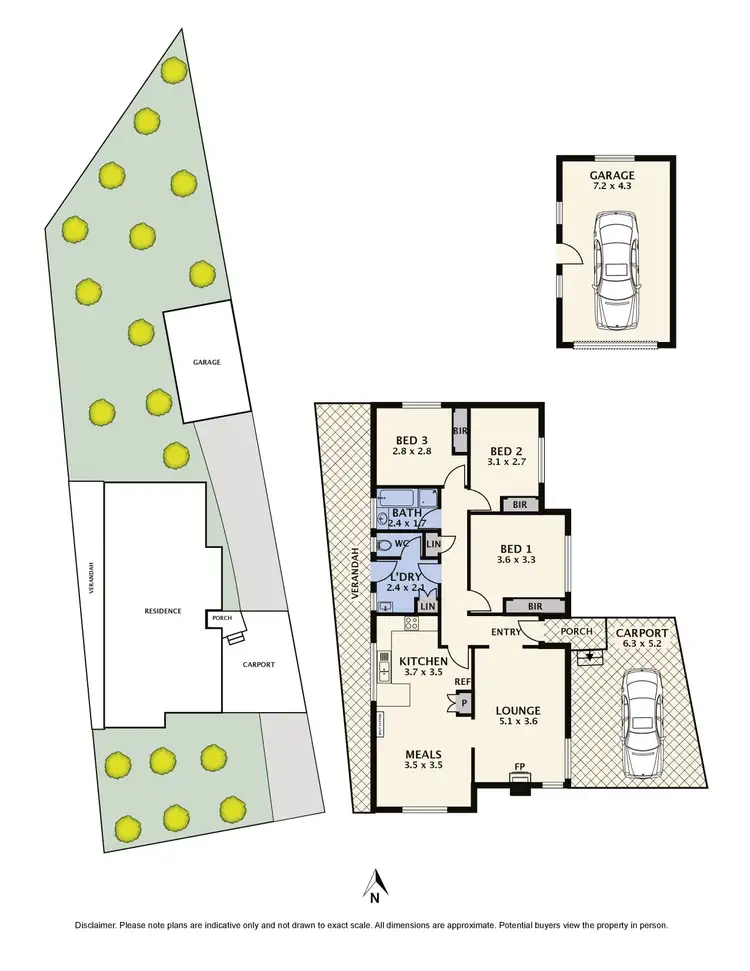 Floorplan of Homely house listing, 10 Hurley Street, Reservoir VIC 3073