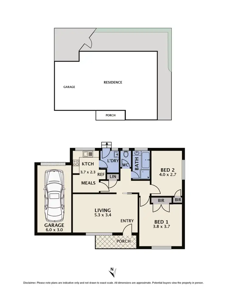 Floorplan of Homely unit listing, 5/17 Station Street, Reservoir VIC 3073