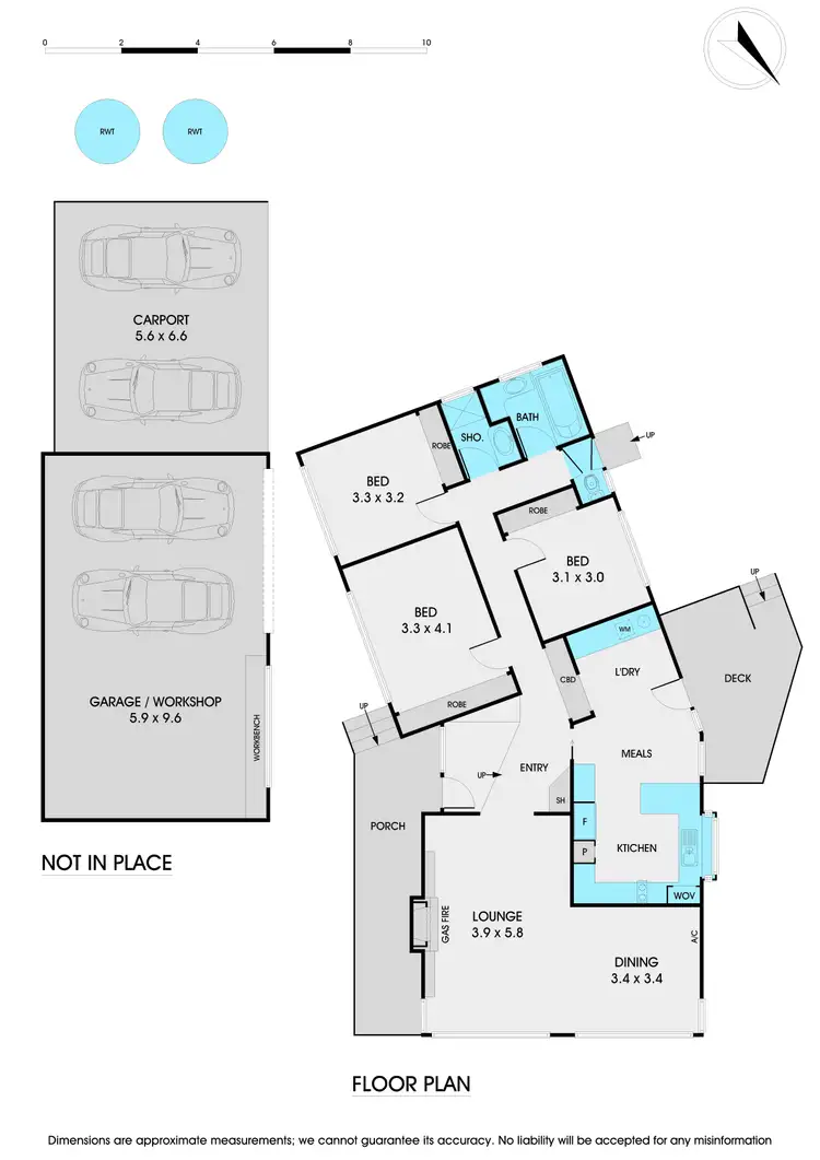 Floorplan of Homely house listing, 6 York Court, Wantirna South VIC 3152