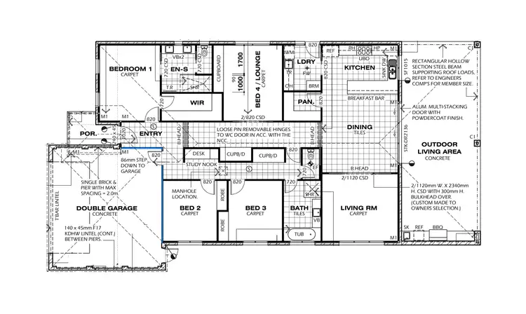 Floorplan of Homely house listing, 7 Fuchsia Court, Buronga NSW 2739