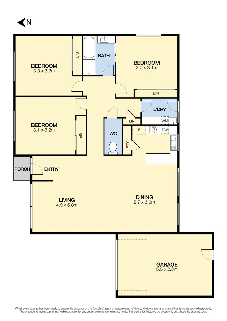 Floorplan of Homely unit listing, 67/12-32 Pecks Road, Sydenham VIC 3037
