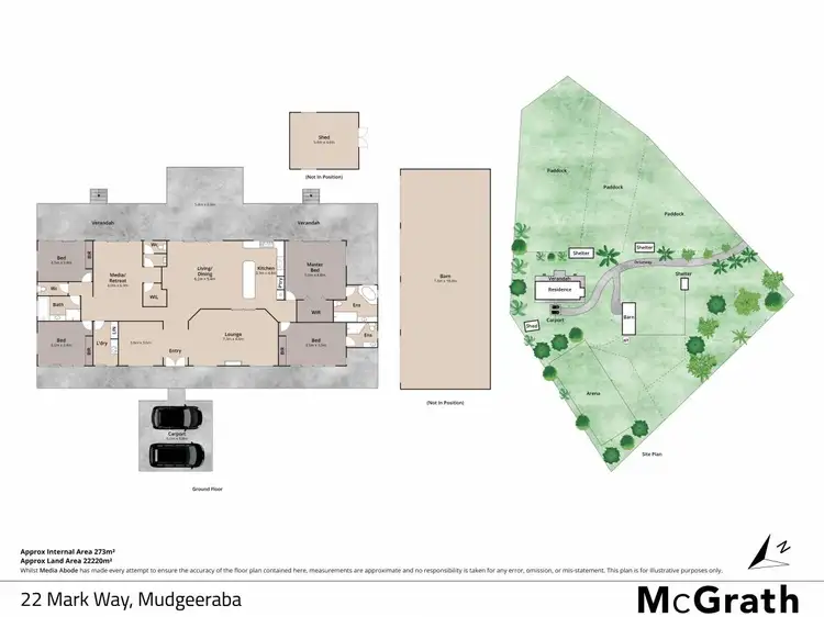 Floorplan of Homely house listing, 22 Mark Way, Mudgeeraba QLD 4213