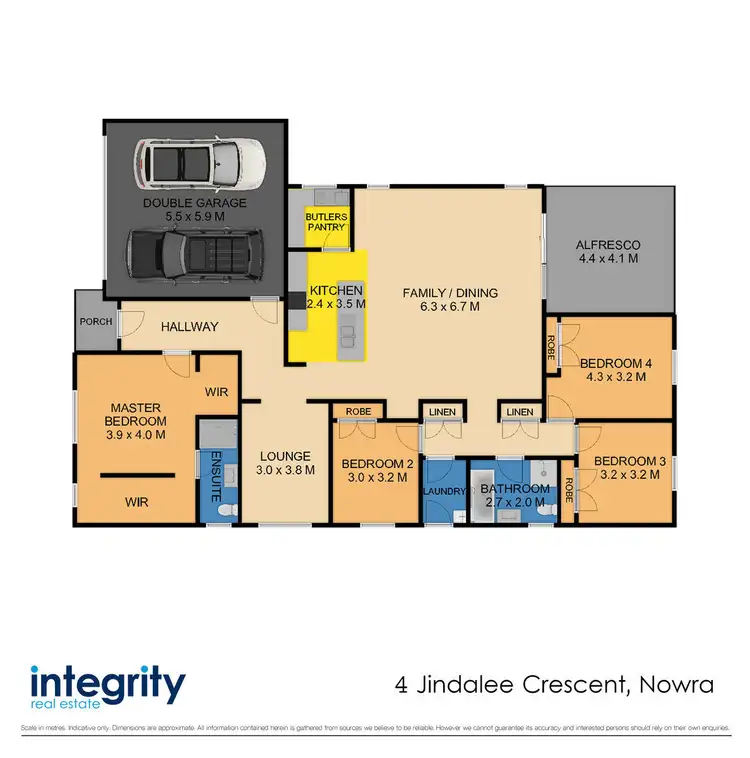 Floorplan of Homely house listing, 4 Jindalee Crescent, Nowra NSW 2541