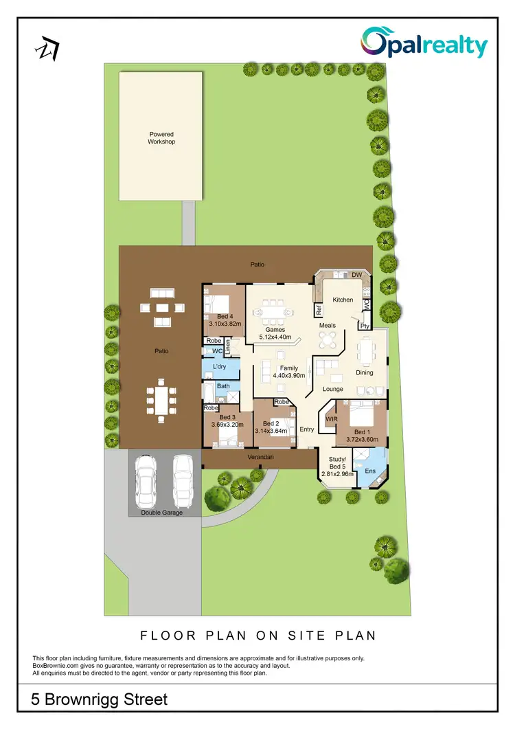 Floorplan of Homely house listing, 5 Brownrigg Street, Singleton WA 6175